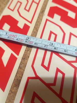 Yamaha TZR 250 stickers like new, set