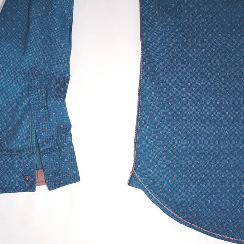 Long-sleeve shirt like new, blue, size L