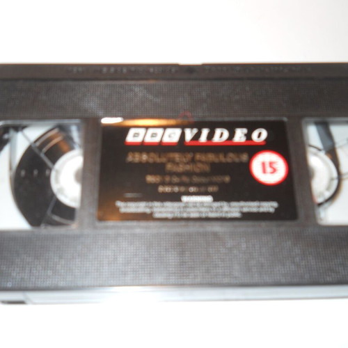 Absolutely Fabulous Fashion Fat France VHS used tape with English subtitles