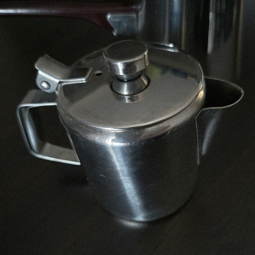 Stainless Steel Set with Briki and Jug used, durable kitchenware