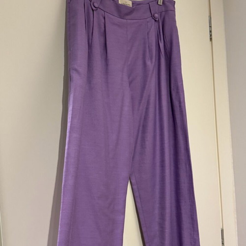 Sezane pants new, purple, size L