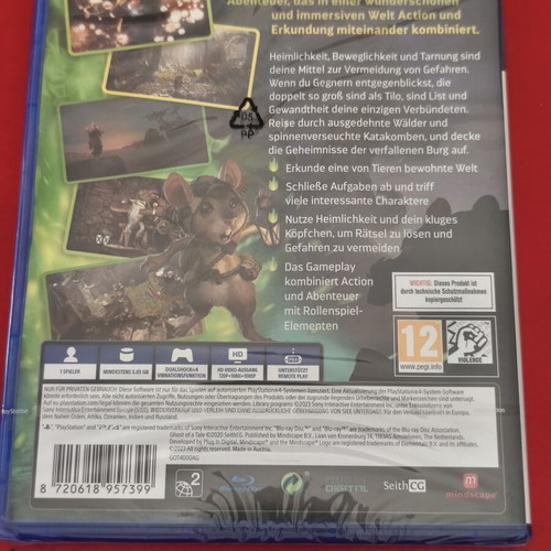 Ghost of a Tale PS4 game, sealed