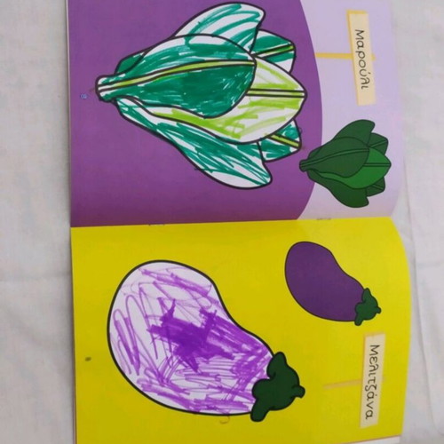 Set of 4 coloring books