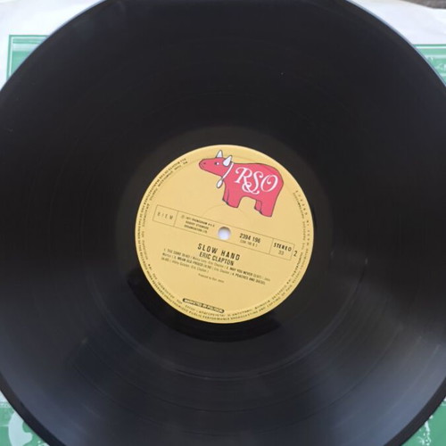Eric Clapton Slow Hand vinyl like new, 1977 Greek edition