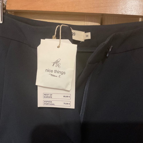 Nice Things pants new, size 34 xs, blue