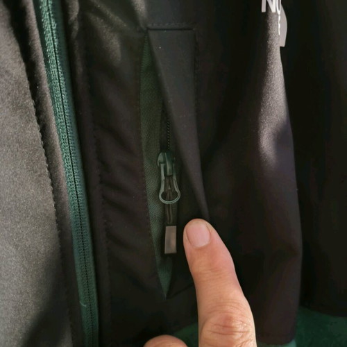 The North Face jacket-fleece like new, green, XXL