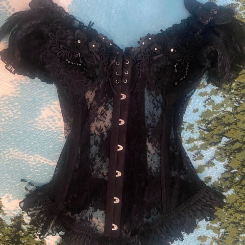 Gothic lace corset