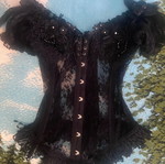 Gothic lace corset