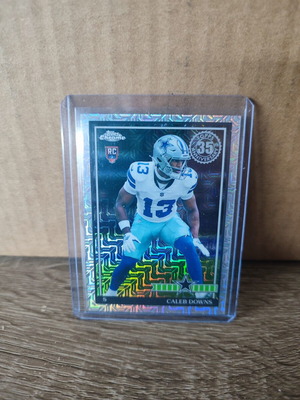 Caleb Downs RC Topps Chrome Mojo κάρτα ποδοσφαίρου