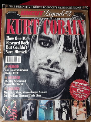 Uncut Legends Magazine Issue 2 used, Kurt Cobain special