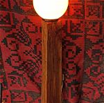 Φωτιστικό Δαπέδου από μασίφ bio ξύλο Ελιάς - χειροποίητη (Handmade Floor lamp from bio olive tree)