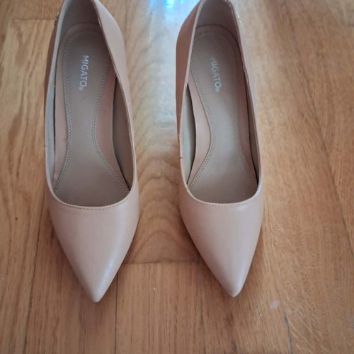 Migato beige pumps like new, heel height 8 cm, size 37