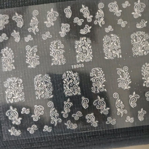 Nail stickers like new with Christmas designs