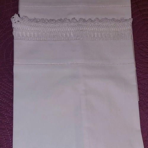 Handmade pillowcases new with handmade embroidery 70x45