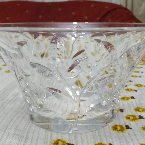RCR crystal fruit bowl used, vintage 1980s