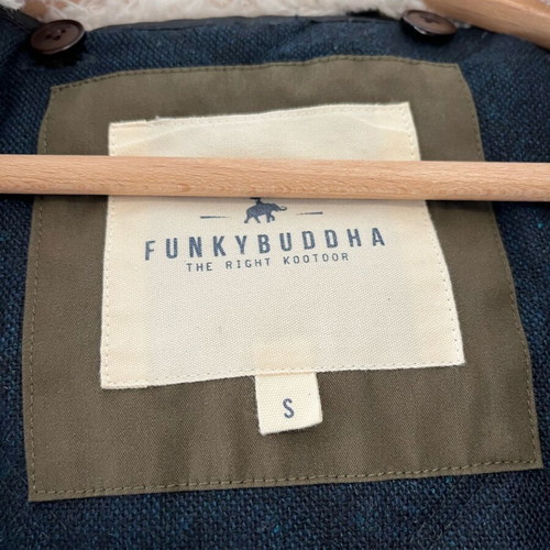 Funky Buddha parka size S like new, khaki