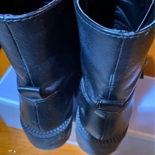 Black ankle boots like new, size 37