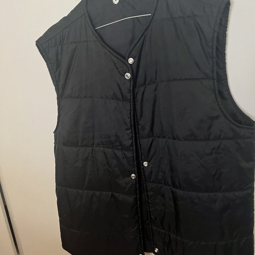 Men's black vest XL