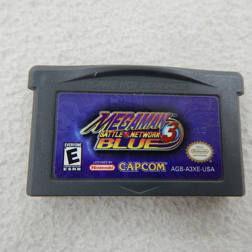 Nintendo Game Boy Megaman Battle Network Blue 3 like new