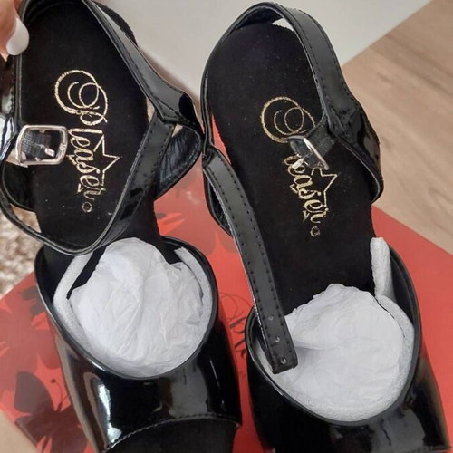 Pleaser Adore pole dance shoes like new, 7" stiletto heel, 2 3/4" platform