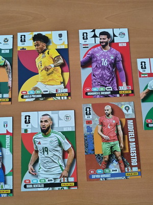Panini Adrenalyn XL World Cup 2026 cards like new, lot of 7