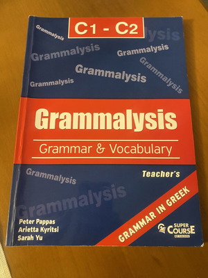 Grammalysis C1/C2 Teacher's Book new, grammar and vocabulary