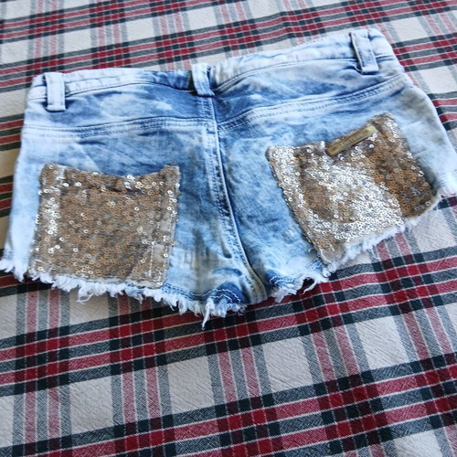 Miss Grant Kids' Shorts like new, size 134 cm, blue and silver