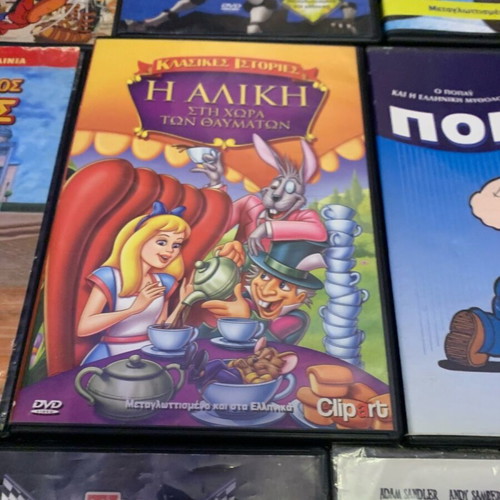 DVD movies like new, dubbed