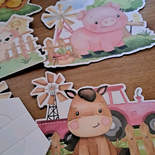 Cards with animals all together