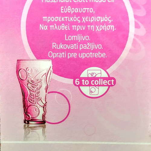 Coca-Cola New Glass Collection collectible glass new