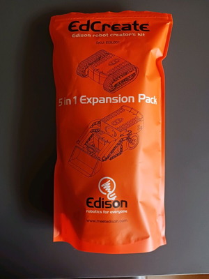 Edison robot creators kit 5 in 1 expansion pack used