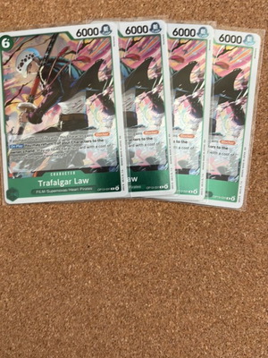 One Piece Card Game Trafalgar Law x4