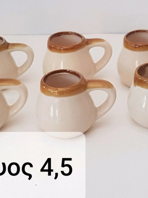 Handmade decorative cups used