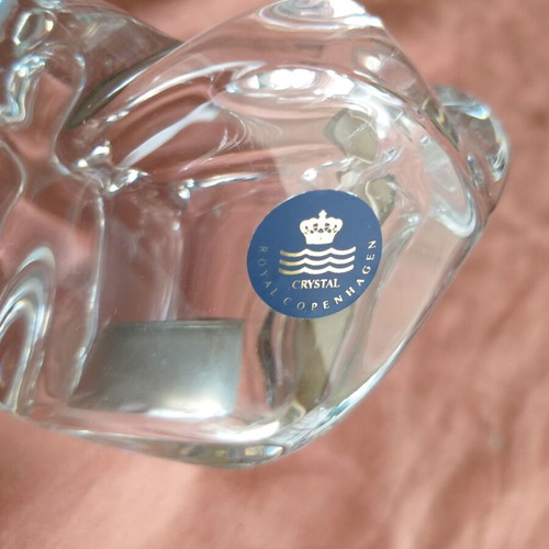 Κηροπήγιο κρυστάλλινο Royal Copenhagen Crystal σαν καινούργιο