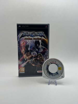 Soulcalibur Broken Destiny PSP употребявана, пълна с ръководство