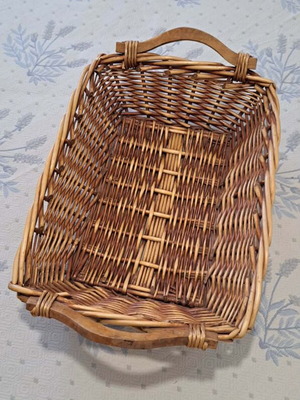 Basket for Bombonieres Vergino with Handles 50x40x13cm new
