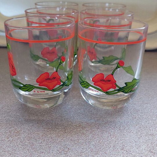 Wine glasses like new, set of 6 pieces