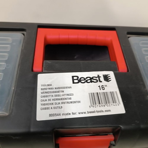 Beast 16" Toolbox new, 41x20x23 cm