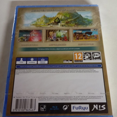 Legend Of Legacy HD Remastered Deluxe Edition sealed for PlayStation 4
