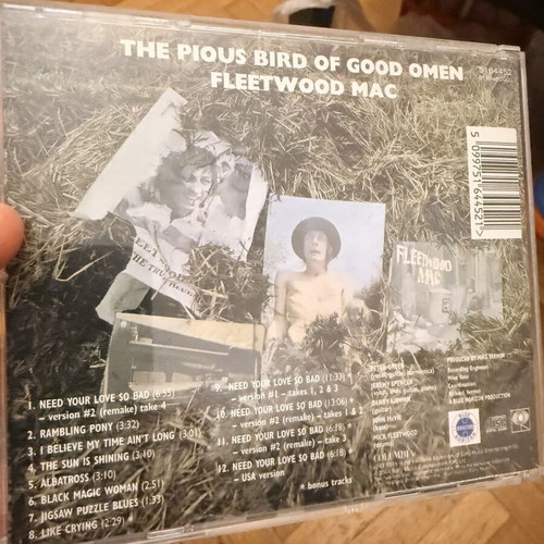Fleetwood Mac The Pious Bird of Good Omen CD like new, rock