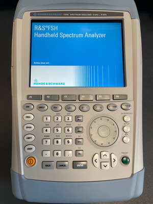 Spectrum Analyzer R&S 8GHz like new with case and power supplies