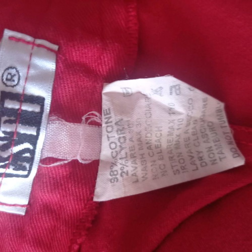 Esti skirt red used, length 36cm, waist 76cm