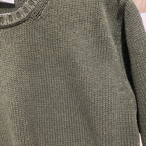 Men's green pullover like new, sizes M and L