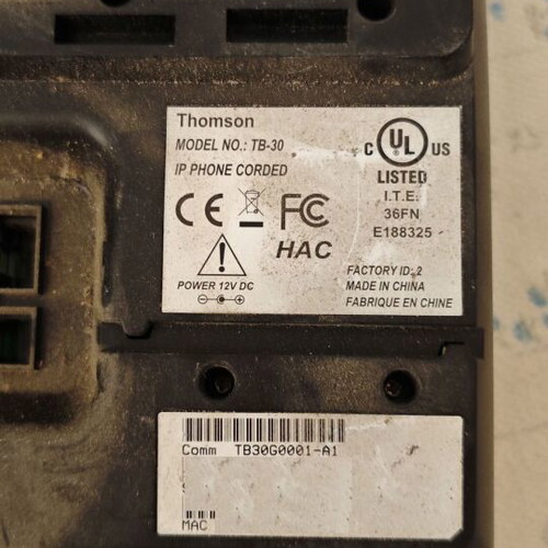 Thomson IP phones used, pack of 5, compatible with VoIP/SIP