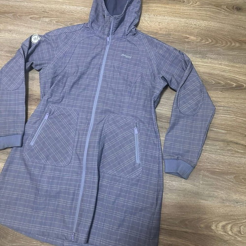Bergans of Norway Rain Vika women's long jacket XL used, gray and blue