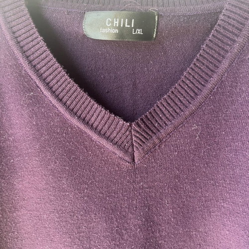 Men's Chili Fashion sleeveless vest like new, purple, size L/XL