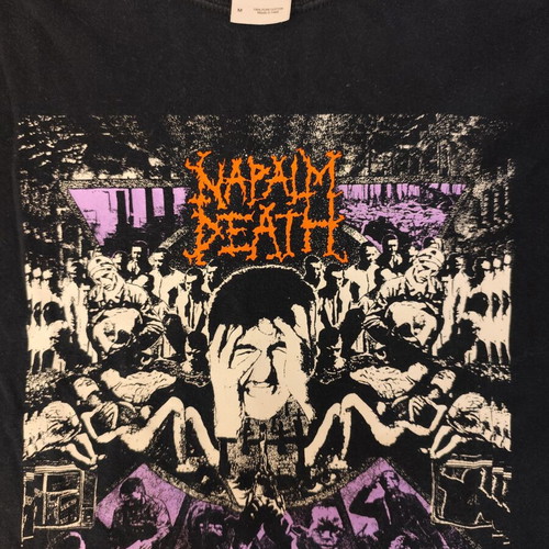 Napalm Death From Enslavement To Obliteration vintage T-shirt size M used