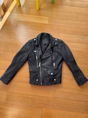 Leather jacket Bershka like new, black, size S