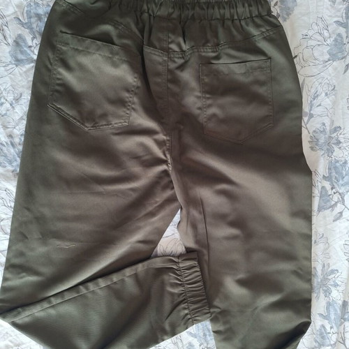 Men's pants, green, size M