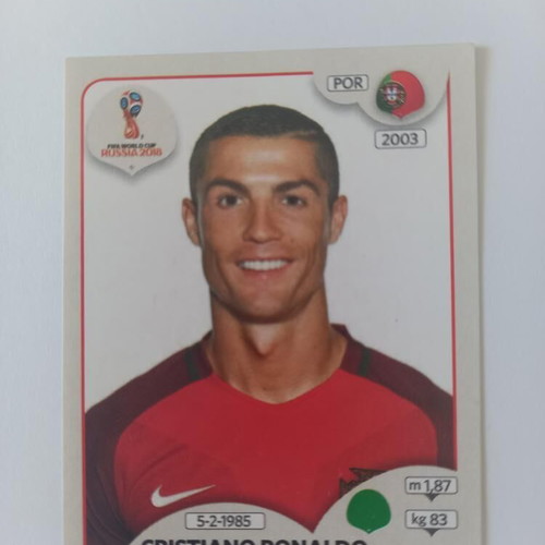 Cristiano Ronaldo 2018 World Cup sticker new